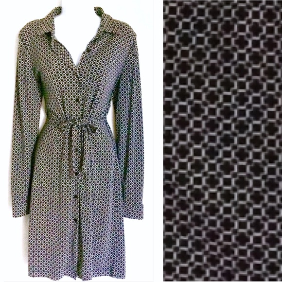 Dresses & Skirts - Graphic Print Shirt Dress!